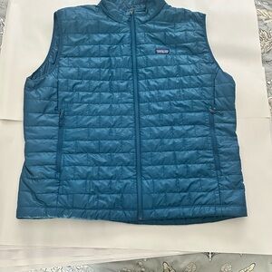 Patagonia Blue Quilted Vest